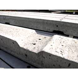 Concrete fence posts
