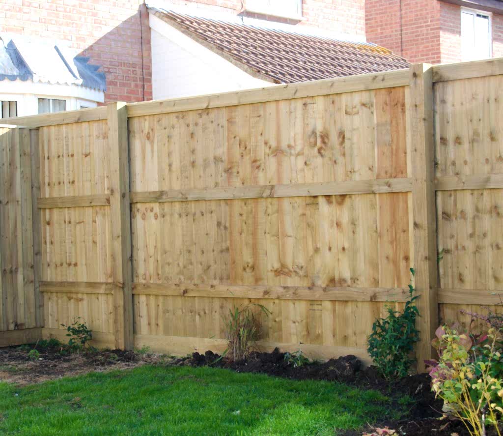Closed board fencing kit