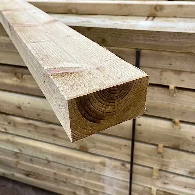 5 x 3 Fence post for post and rail fencing