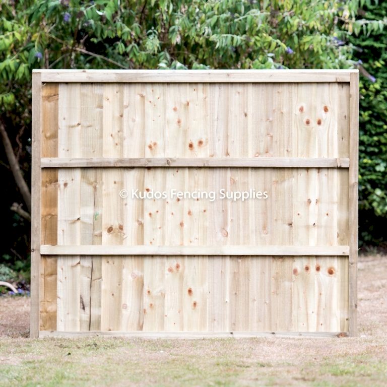 Strong Closed Board Fence Panels Frame View