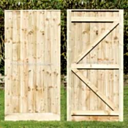 Closed Board Garden Gate