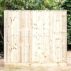 Closed Board Panel with Gravel Board