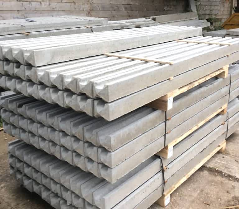 Concrete Slotted Fence Posts