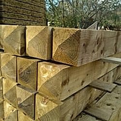 treated gate posts