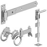 Driveway Gate Ironmongery set