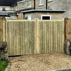 Solid Mendip Pair of Gates