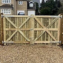 Timber Framed Driveway Gates