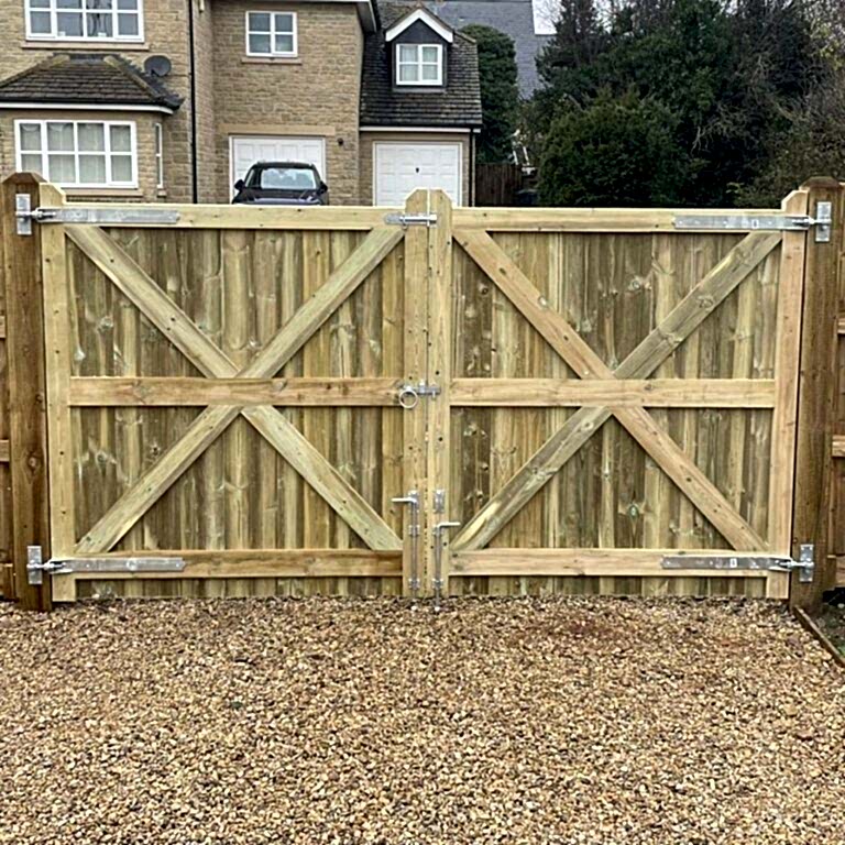 Timber Framed Driveway Gates