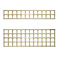 Wooden square trellis top