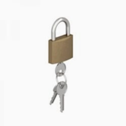 brass padlock