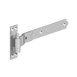 Cranked band and hook hinges