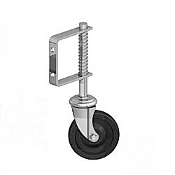 spring loaded gate wheel