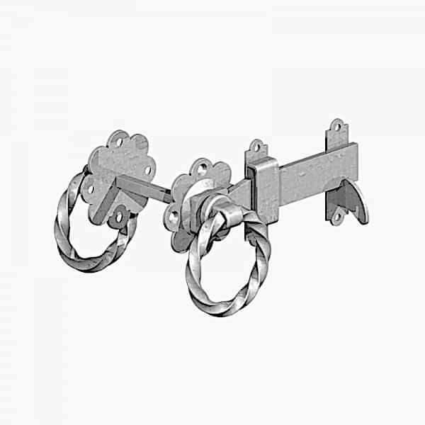 Twisted ring latch