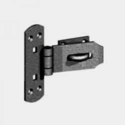 Vertical hasp and staple