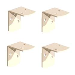 Balustrade brackets for decking hand rails and base rails