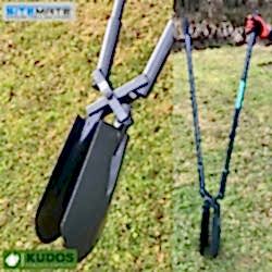 Contractors steel double shovels