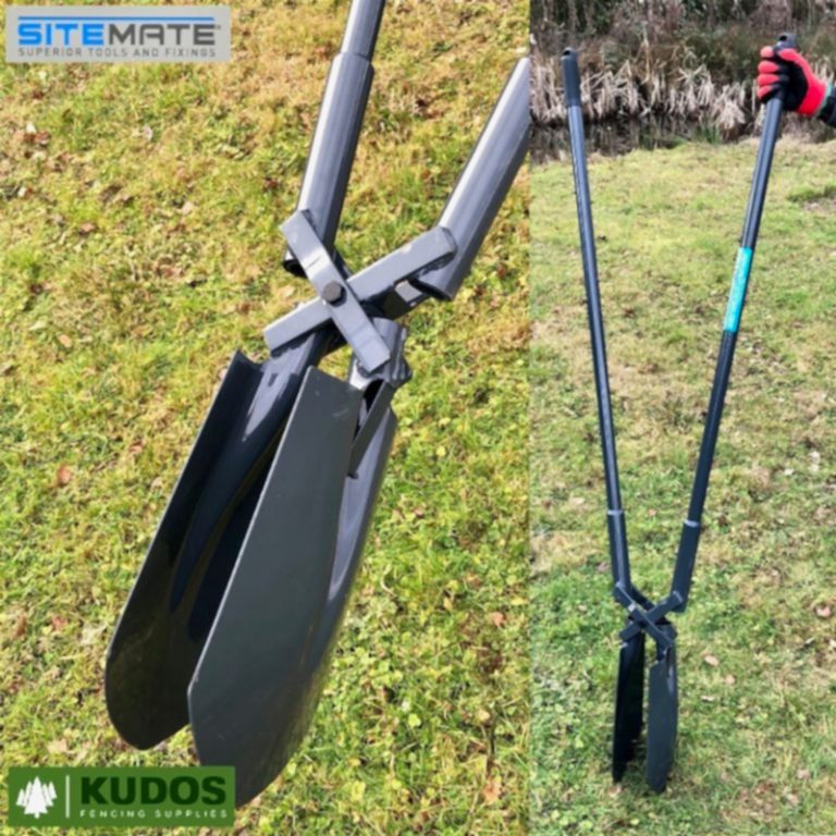 Contractors steel double shovels