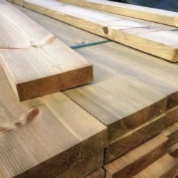 PAR treated planed timber.
