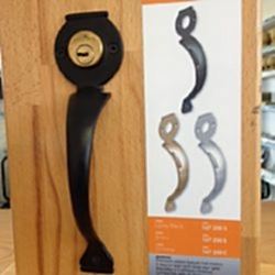 Long throw throw lock handle