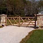 Driveway Turned Heel Gates