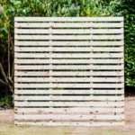 Contemporary Horizontal Fence panel