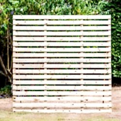 Contemporary Horizontal Fence panel