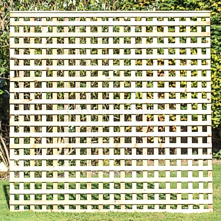 Privacy trellis panels. Square trellis