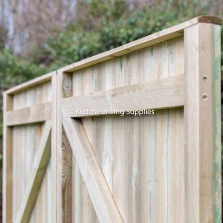 Wooden pair of t&g gates