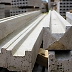 Concrete Slotted End Post for fence panels.