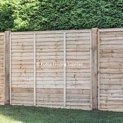 lap panels with timber posts