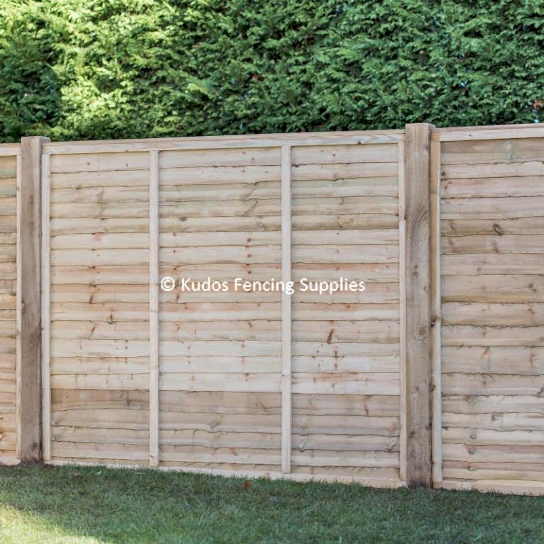 lap panels with timber posts