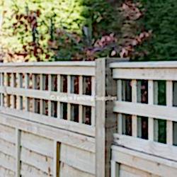 Premium trellis top fence panels
