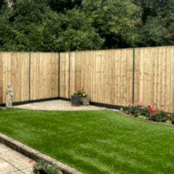 Closed Board Fence with Dura Posts