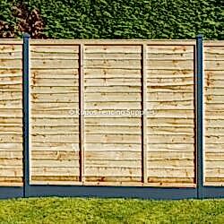 Lap panels with metal DuraPost