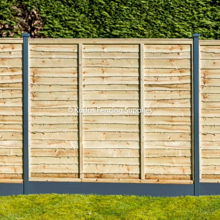 Lap panels with metal DuraPost