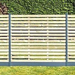Kudos Contemporary Fence Panel with Durapost