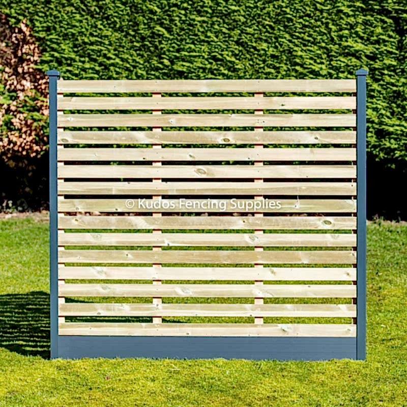 Kudos Contemporary Fence Panel with Durapost