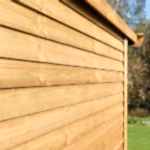 Treated Spruce Overlap Cladding