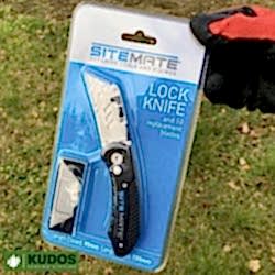 Folding Utility Knife with pack of 10 Blades