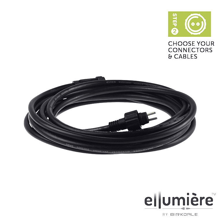 5m garden lights cable