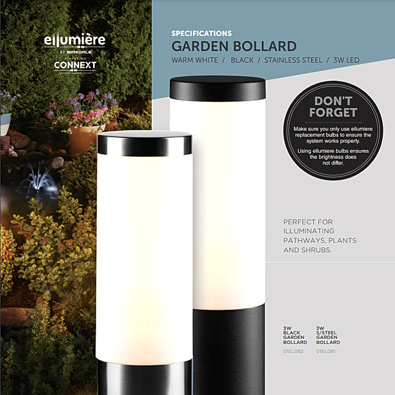 garden bollard light