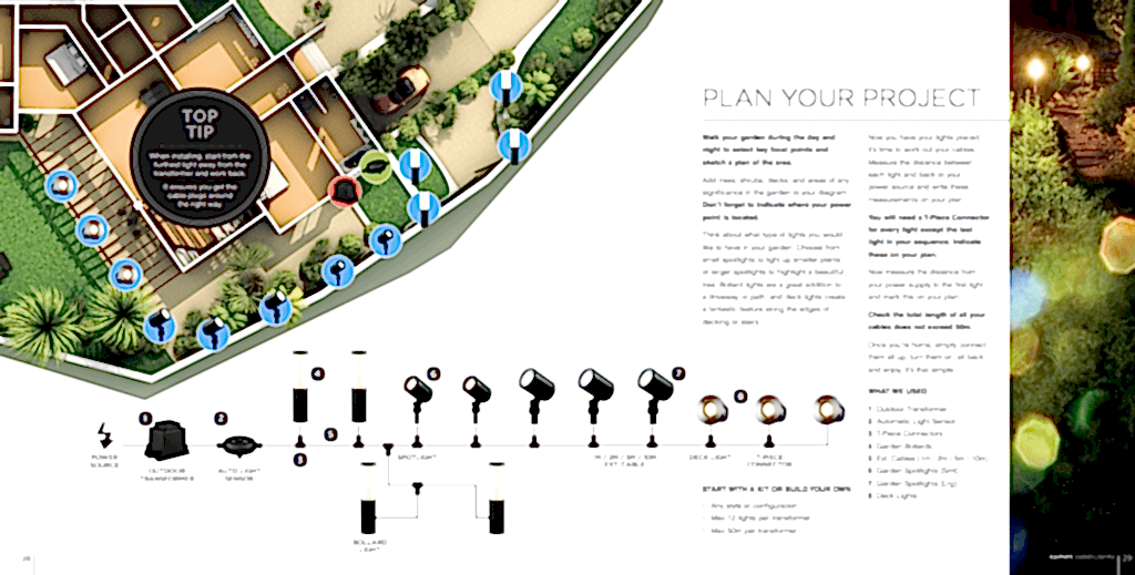 garden lighting system setup guide