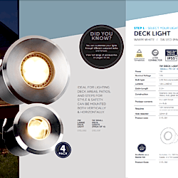 LED deck lights
