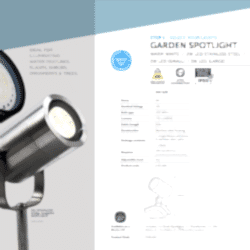 garden lighting stainless steel spotlight
