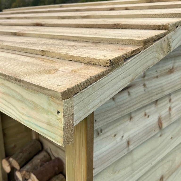 Wooden Log Stores