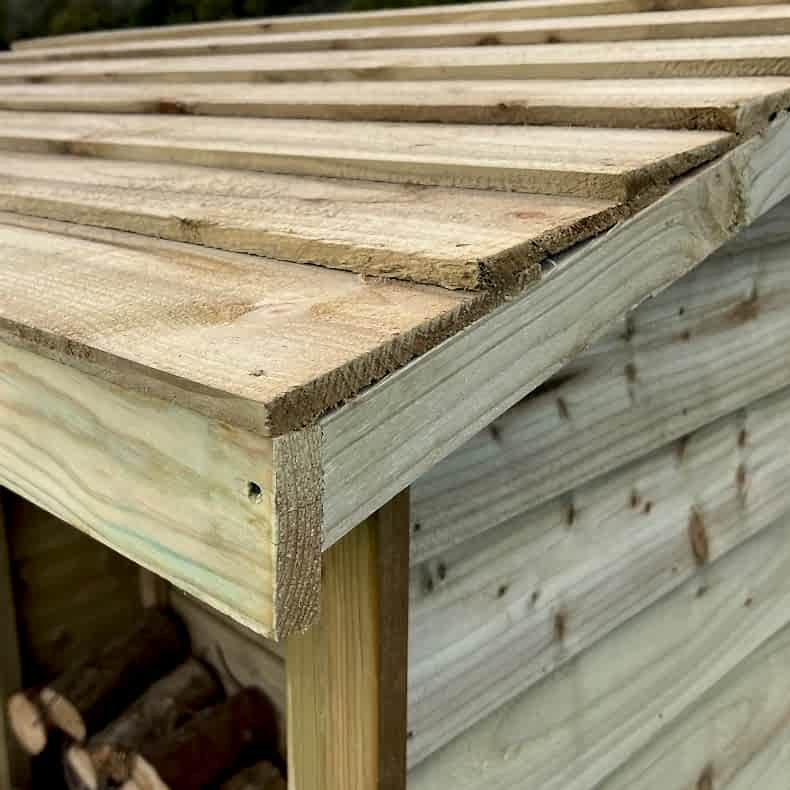 Wooden Log Stores