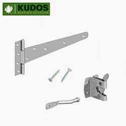 Single Gate Hinge & Catch Set