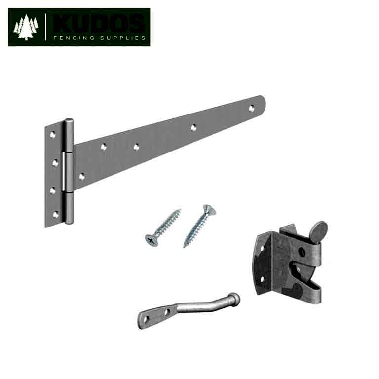 Single Gate Hinge & Catch Set