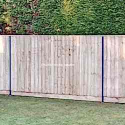Closed board Durapost fence