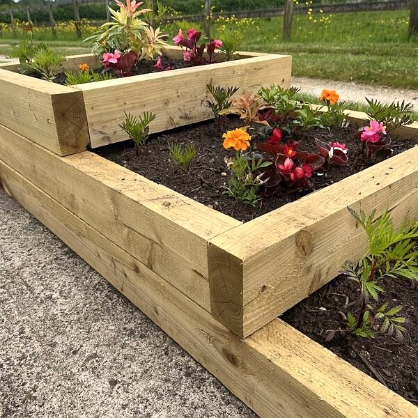 Raised Flower Bed